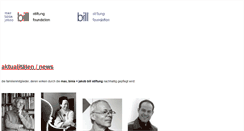 Desktop Screenshot of bill-stiftung.ch